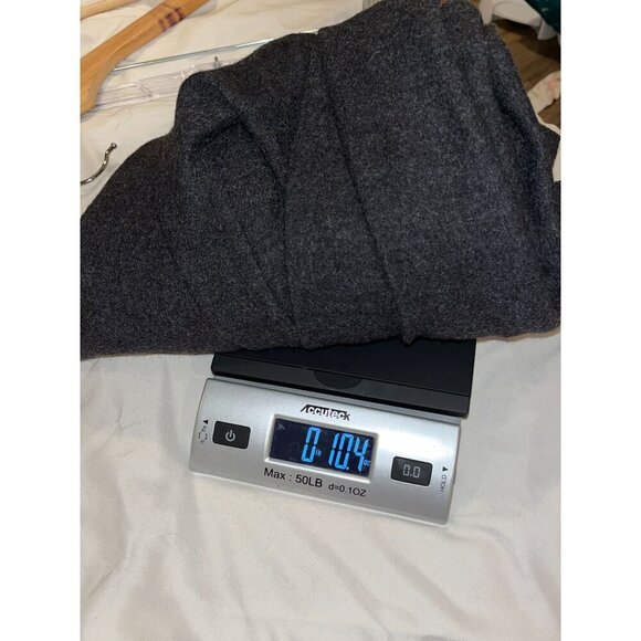 Eileen Fisher Gray 100% Wool Minimaist coat Cardigan Women's Size M - Picture 9 of 9